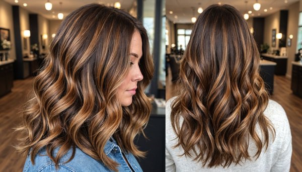 Balayage caramel : un choix éclatant pour un look naturel
